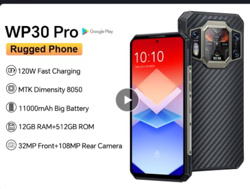 Amazon | Oukite WP 30 Pro 120 W 5 G堅牢型アンドロイド